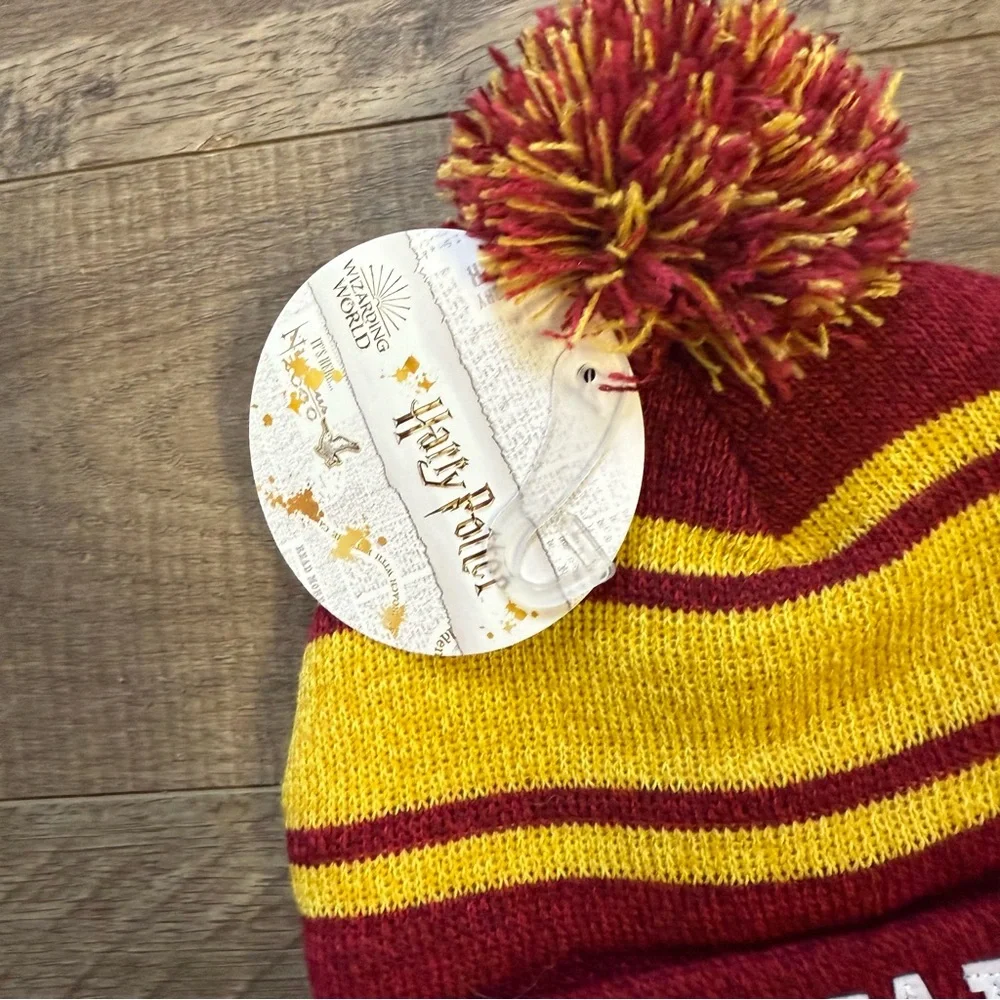 Hogwarts Alumni Gryffindor Maroon and Yellow Beanie | Kid’s Size | NWT